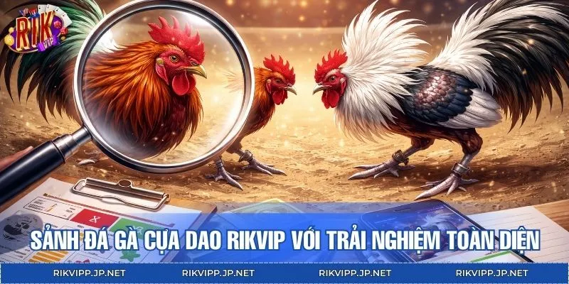 Sảnh đá gà cựa dao RIKVIP với trải nghiệm giải trí toàn diện