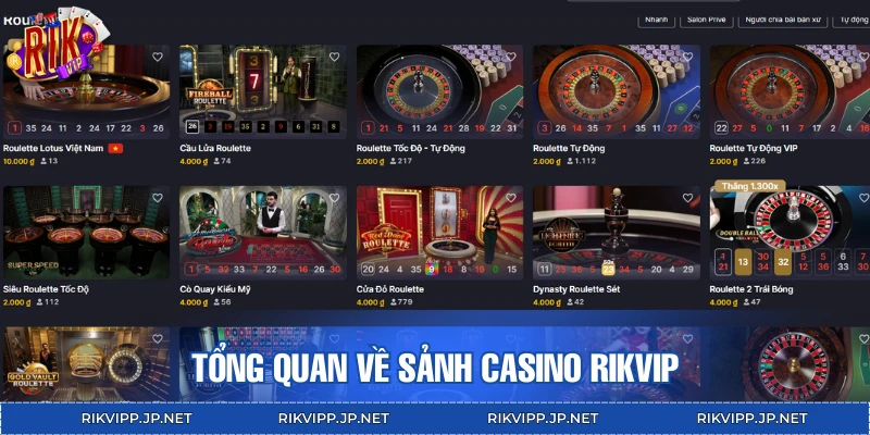 Những điều bạn cần biết về Casino RIKVIP